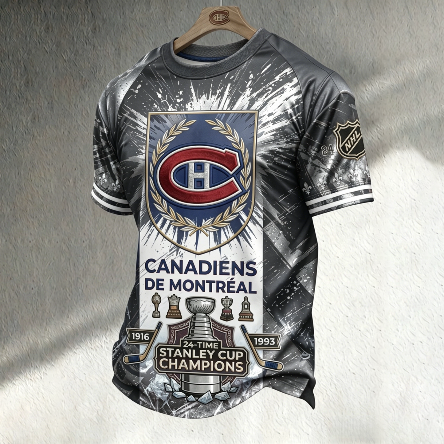 Unisex MC x NHL Inspired Trendy T-shirt V3 DATND TANTD 140526