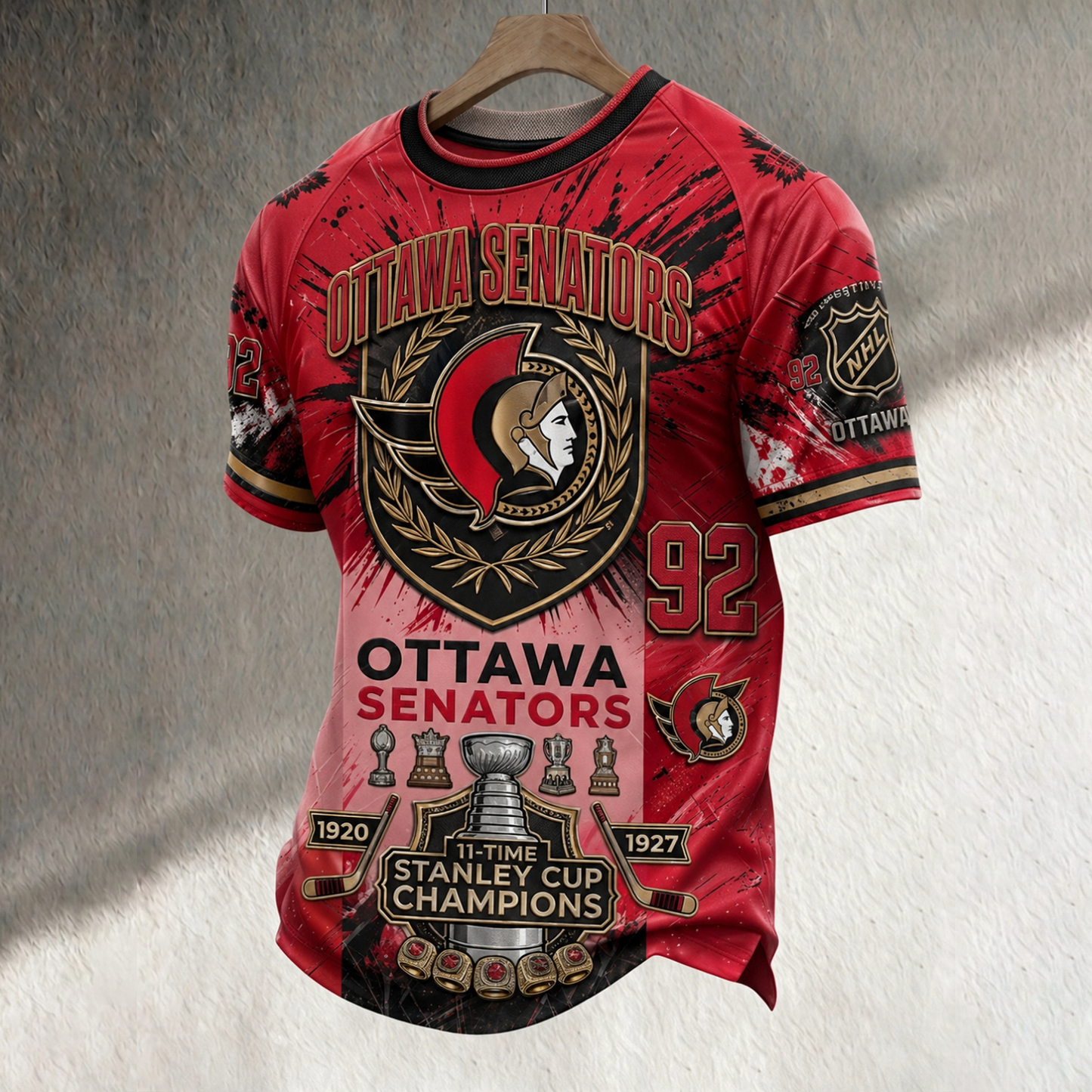 Unisex OTT x NHL Inspired Trendy T-shirt DATND TANTD 150525
