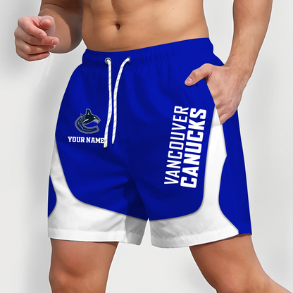 VAN x NHL Team Special Short Pants For Men Custom Name Gifts DATND TANTD 090426
