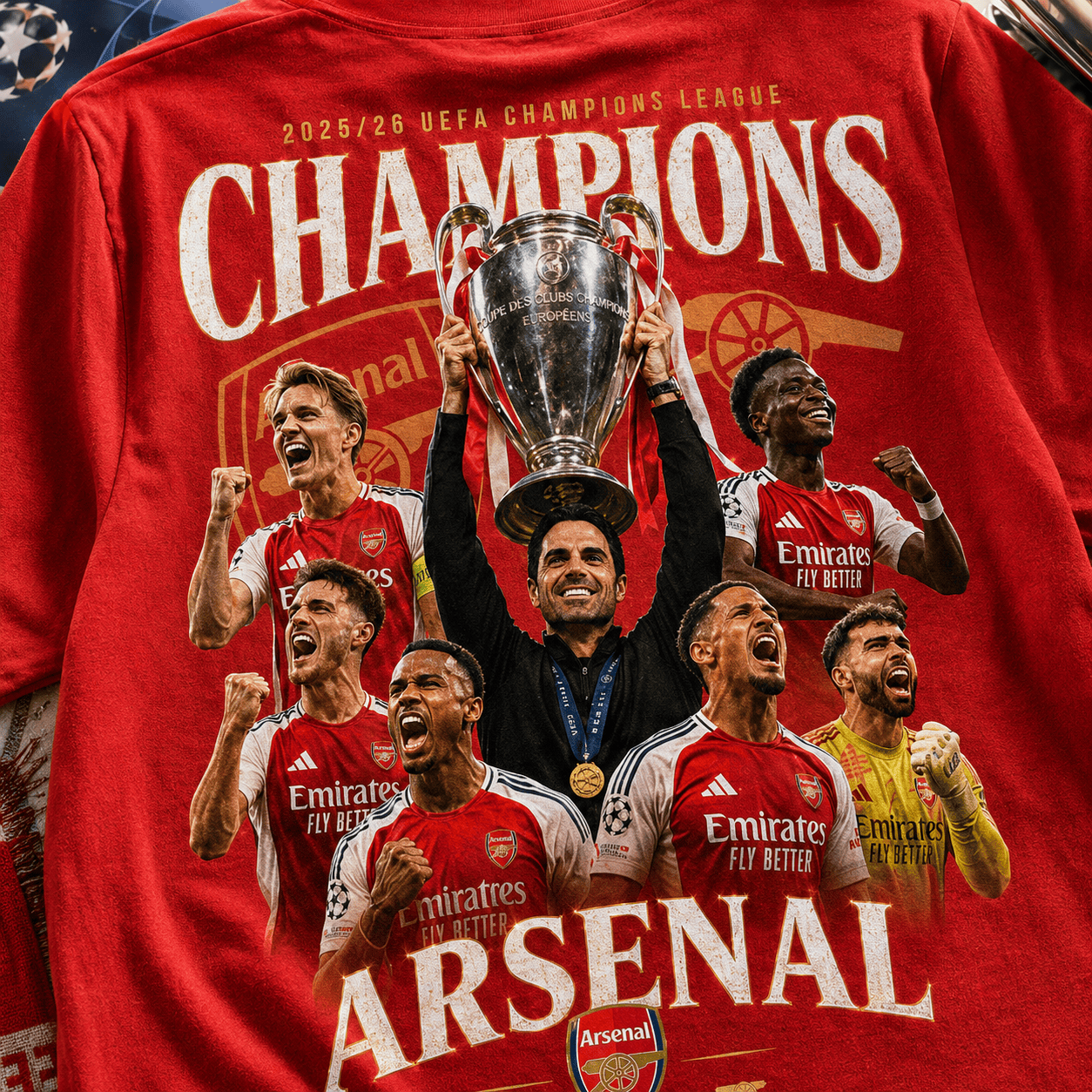 Ars F.C.  Premium UEFA Champions League 2526 Tshirt V1 DatND DVT
