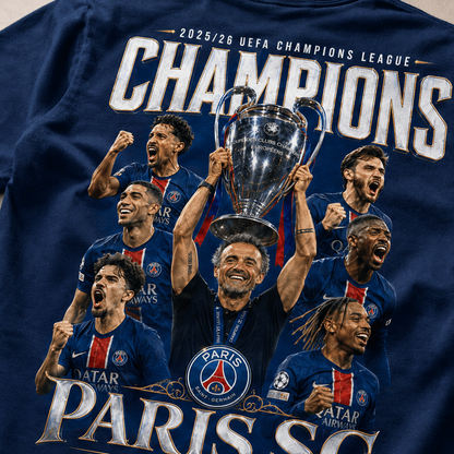 PSG Premium UEFA Champions League 2025/26 3D T-Shirt V4 DatND TANND