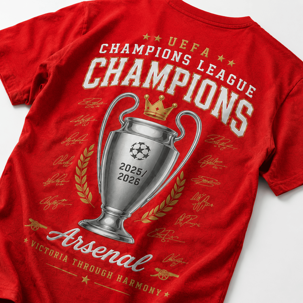 Ars F.C.  Premium UEFA Champions League 2526 Tshirt V1 DatND DVT