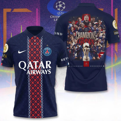 PSG Champions De France 2026 3D Shirt -DatND DVT 3105
