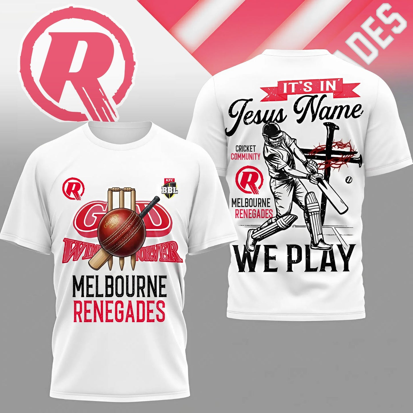 PREMIUM BBL X MR In Jesus Name We Play SHIRT NDT NHM 020426