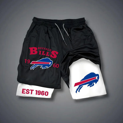 PREMIUM NFL X BUF Multicolored Pure GYM Shorts NDT NHM