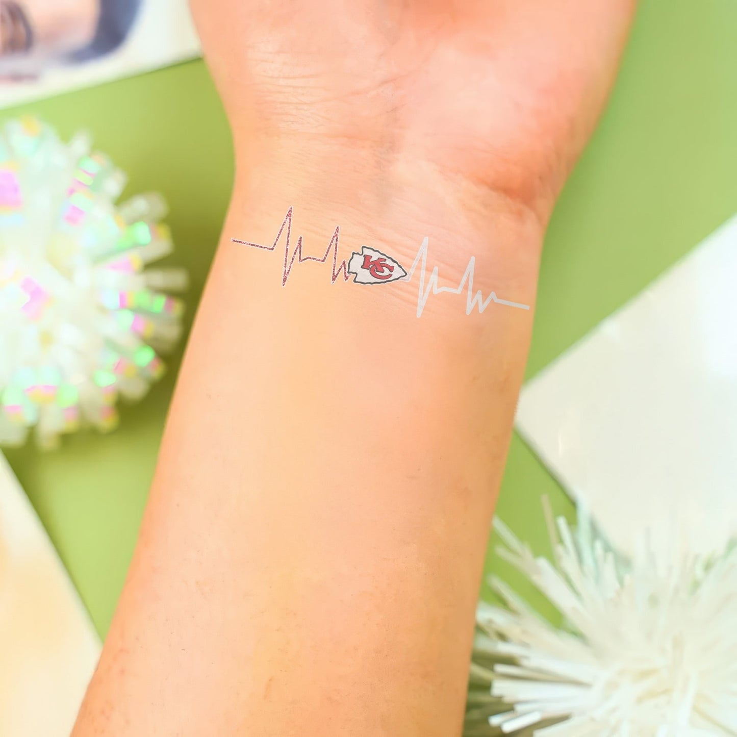 Premium NFL x KC Temporary Tattoos NDT NHM