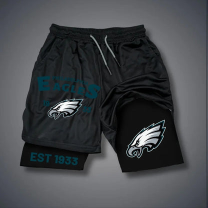 PREMIUM NFL X PHI Multicolored Pure GYM Shorts NDT NHM