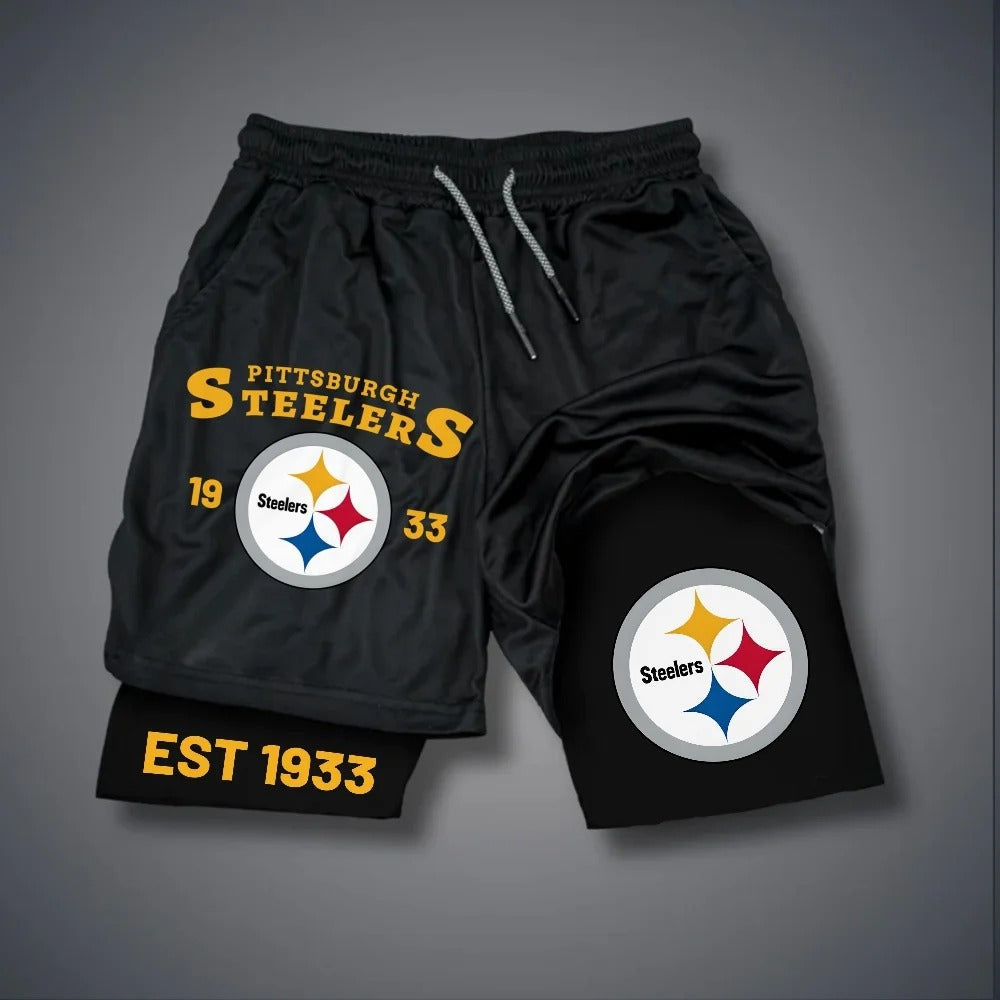 PREMIUM NFL X PIT Multicolored Pure GYM Shorts NDT NHM