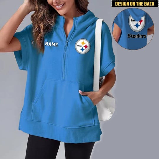 PREMIUM NFL X PS Short Sleeve Hooded Sweatshirt NDT LVH
