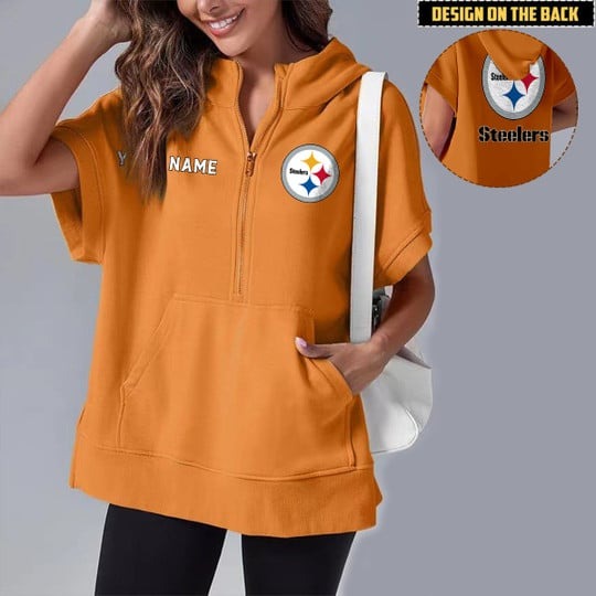 PREMIUM NFL X PS Short Sleeve Hooded Sweatshirt NDT LVH