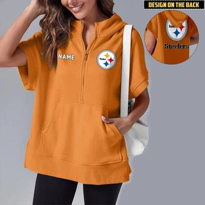PREMIUM NFL X PS Short Sleeve Hooded Sweatshirt NDT LVH