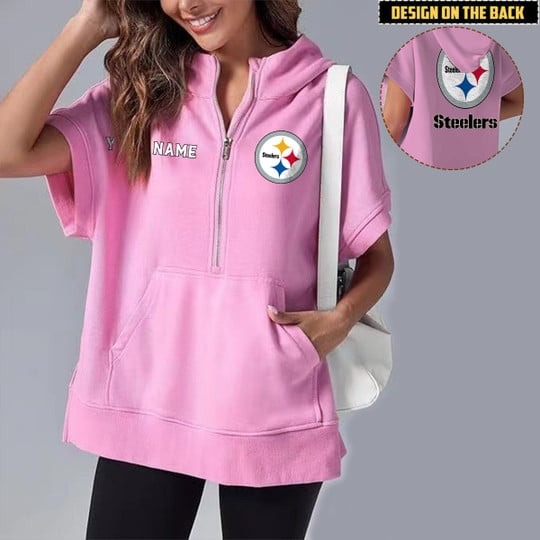 PREMIUM NFL X PS Short Sleeve Hooded Sweatshirt NDT LVH