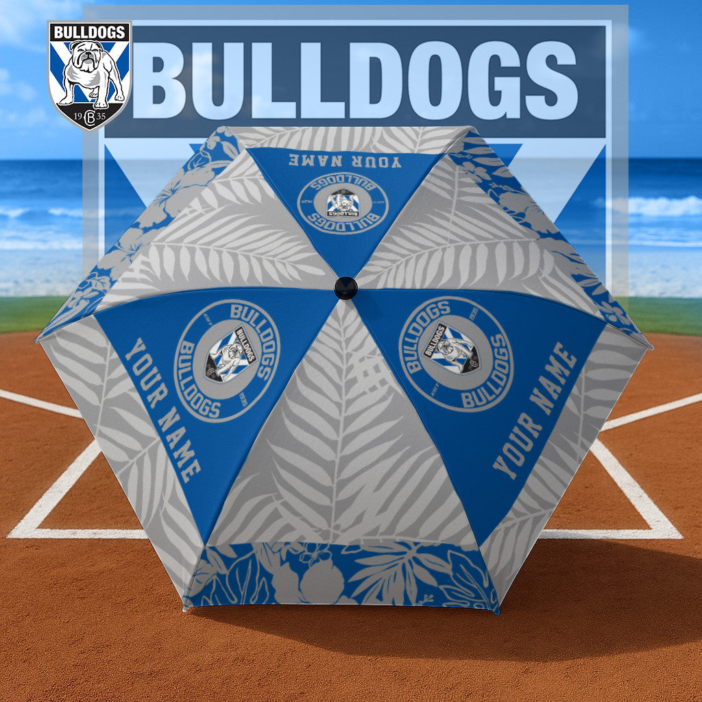 PREMIUM NRL  X CB Umbrella Custom Name Gifts For Fans - Limited Edition NDT LVH