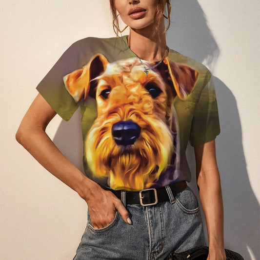 Airedale Terrier Women T-Shirt | Custom Shirt | Printed Graphic Tees