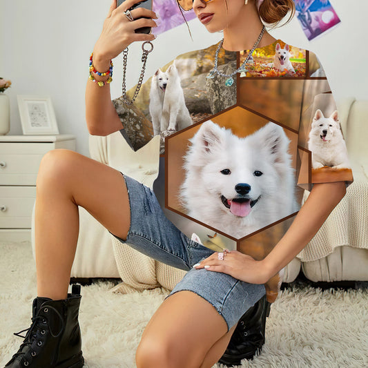 Swiss White Shepherd Women T-Shirt | Custom Shirt | Printed Graphic Tees
