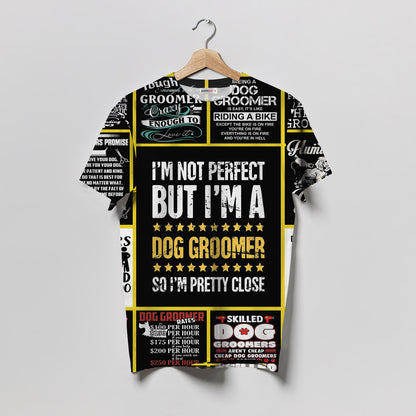 Dog Groomer Women T-Shirt | Custom Shirt | Printed Graphic Tees