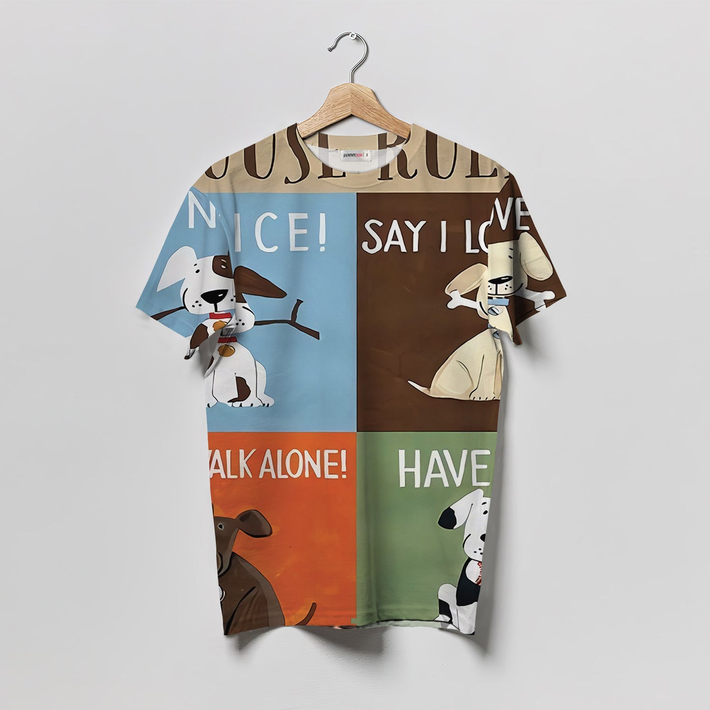 Dog House Rule Women T-Shirt | Custom Shirt | Printed Graphic Tees