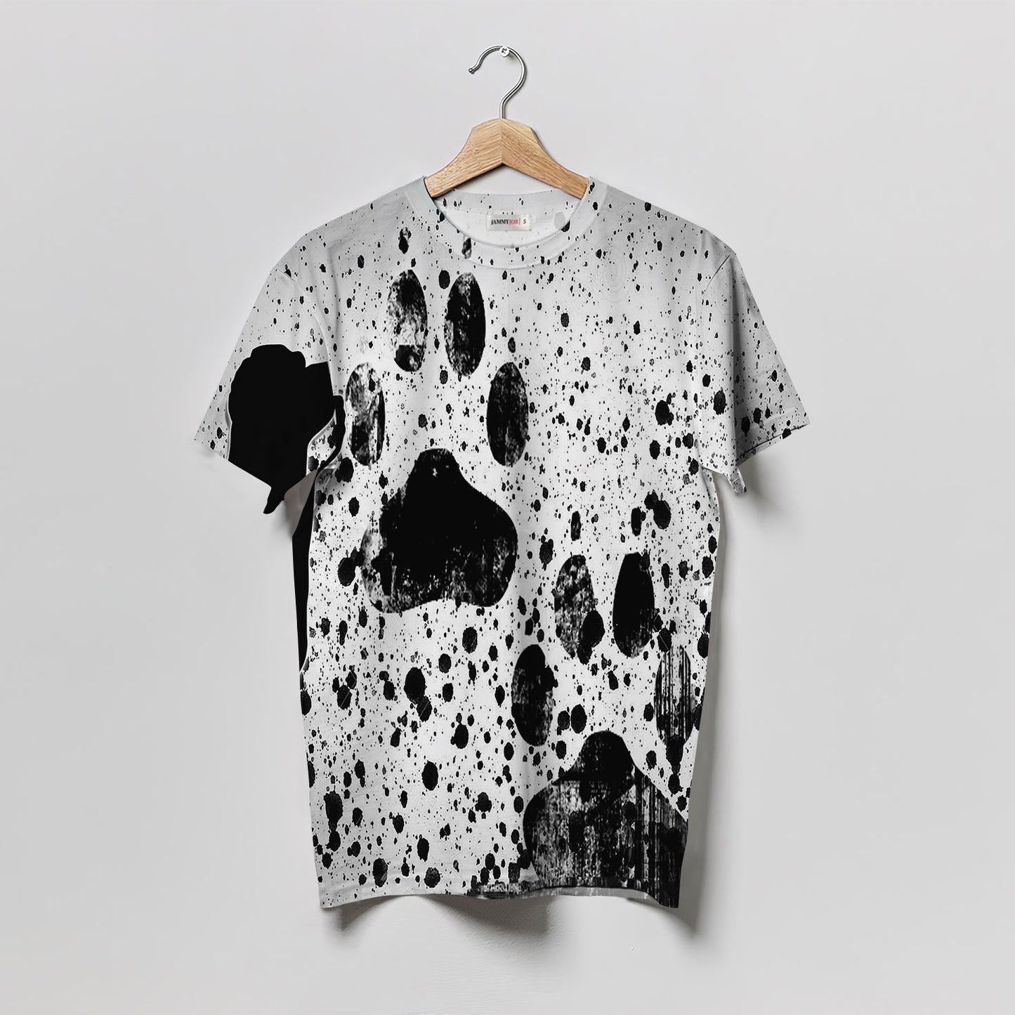 Dog Paw Print Women T-Shirt | Custom Shirt | Printed Graphic Tees