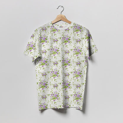 Sweet Violets Women T-Shirt | Custom Shirt | Printed Graphic Tees