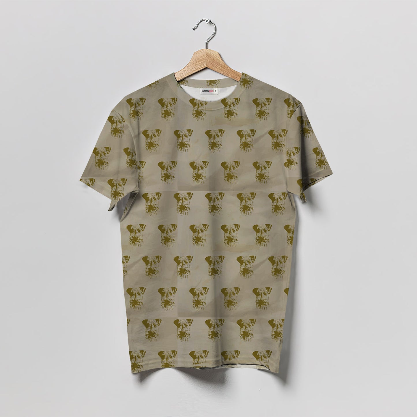 Airedale Terrier Brown Background Women T-Shirt | Custom Shirt | Printed Graphic Tees