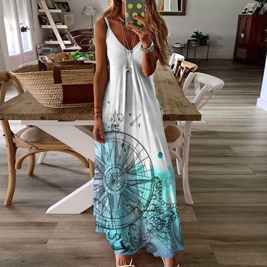 Beach Sleeveless Maxi Dress | Women Summer Dress | Sundress