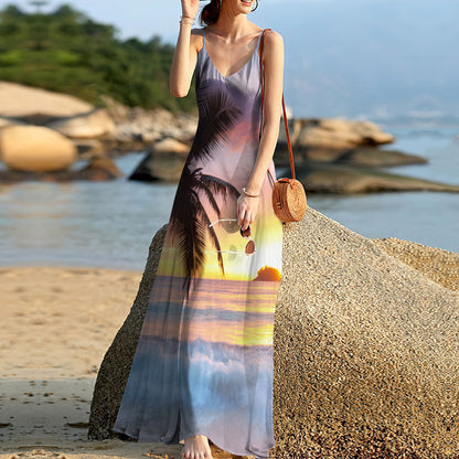 Beach Sleeveless Maxi Dress | Women Summer Dress | Sundress